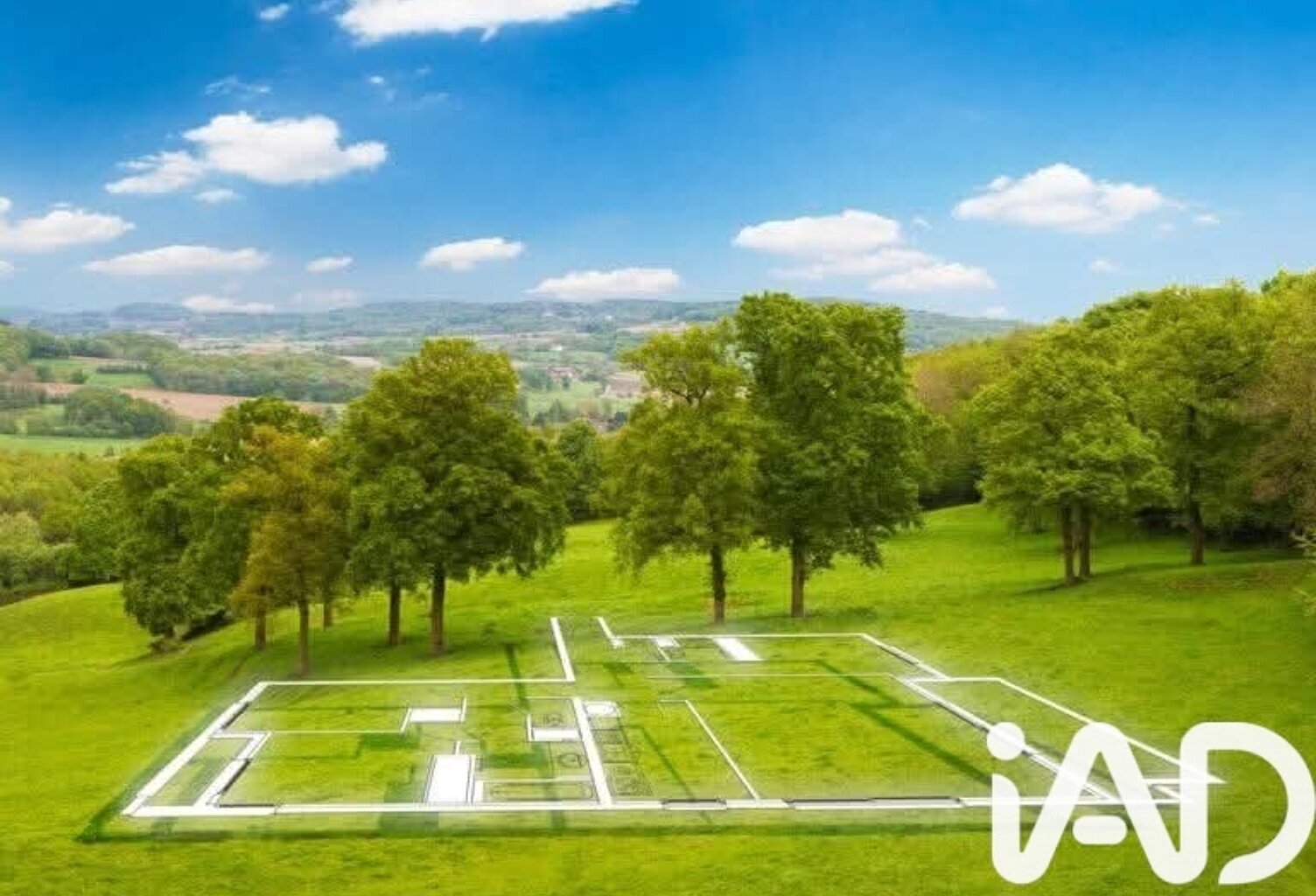 Vente Terrain à bâtir 1 072 m&sup2; — photo 1