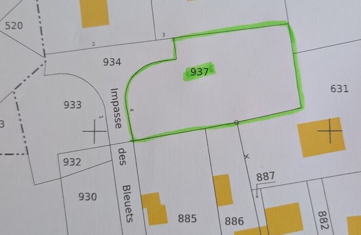 Vente Terrain à bâtir 1 072 m&sup2; — photo 2