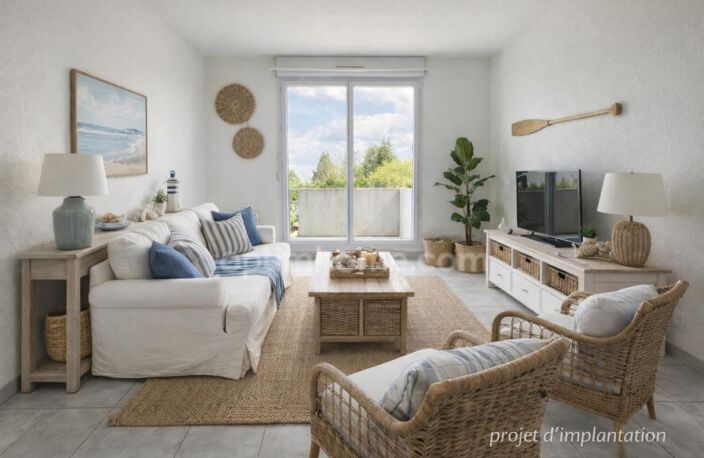 Proximité de Honfleur - Appartement 3 pièces avec terrasse– 55 m2 - 2 chambres - Parkings - Résidence avec piscine et tennis — photo 2