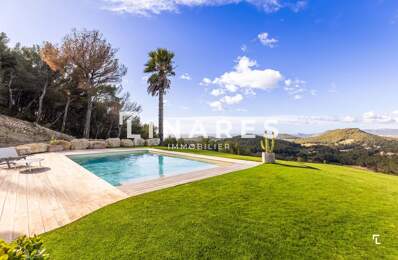 EN APESANTEUR - Maison T5 de 168m2 - Vue mer - Piscine - 83740 L — photo du bien