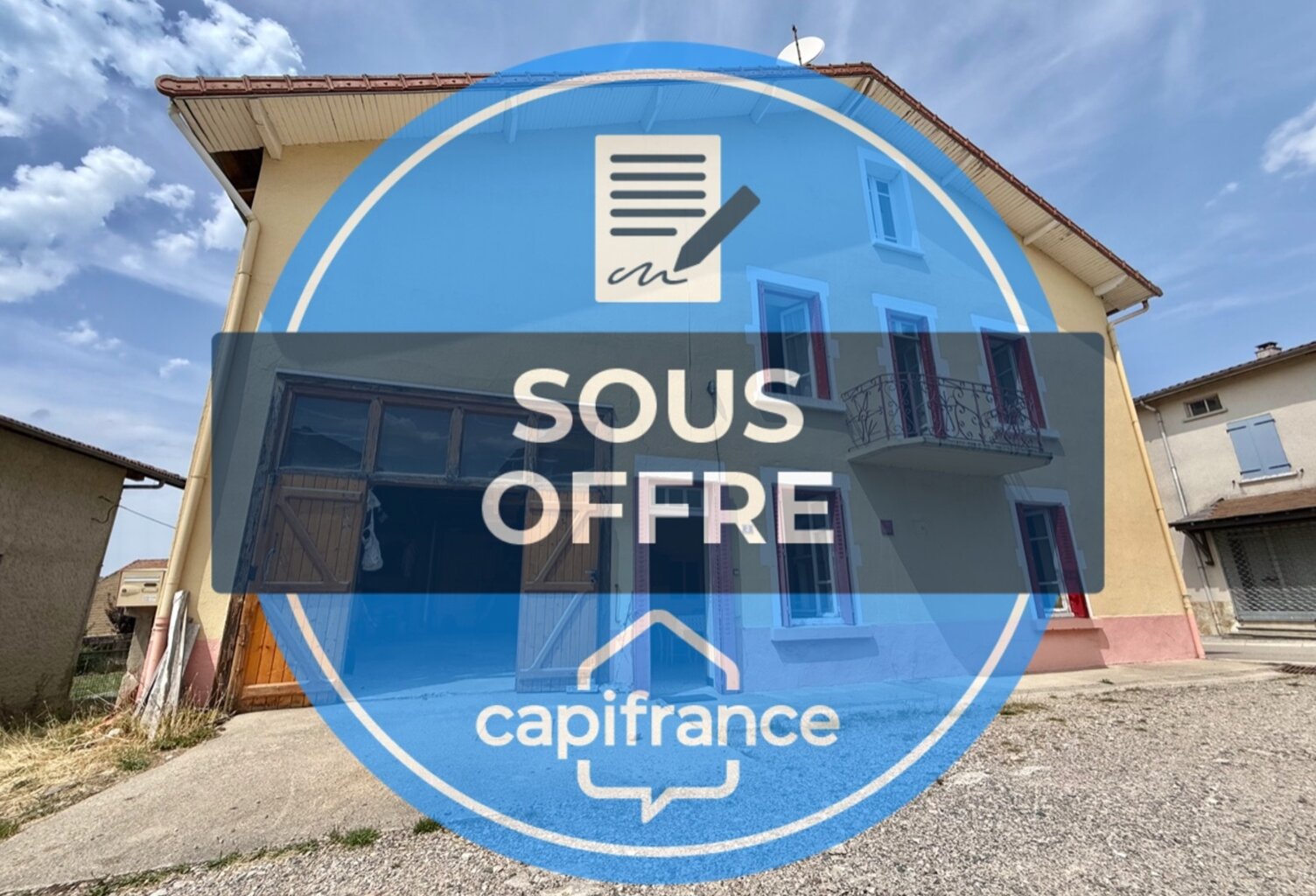 Maison de village 185 m² – 6 chambres – 120 m² de combles aménageables – terrain 208 m² déporté — photo 1