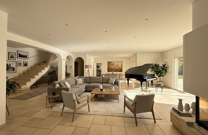 Villa Mandelieu-la-Napoule – Minelle – 300 m² – Terrain plat – Piscine – 4 suites – Triple garage — photo 4