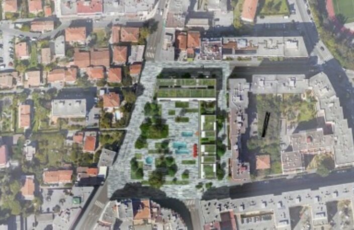 A louer, Local commercial de 319 m² + mezzanine de 49 m², Square Benes, Saint Laurent du Var 06700, Alpes-Maritimes — photo 4