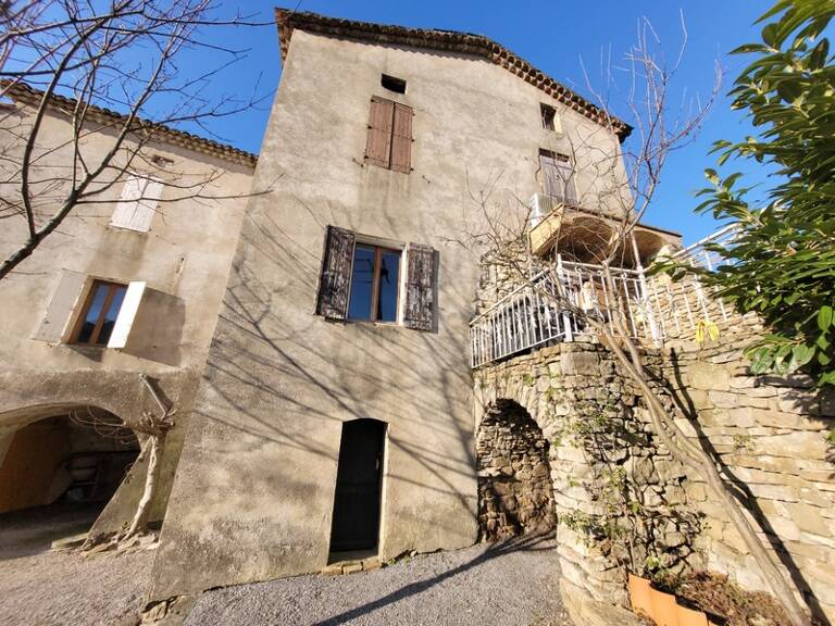 Dpt Gard (30), à vendre SAINT FLORENT SUR AUZONNET  idéal investisseur  immeuble de rapport à rénover 220 m² environ et terrain 1085m² — photo 1