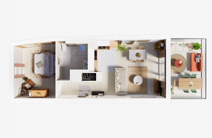 Appartement T2 neuf  À Vendre — photo 3