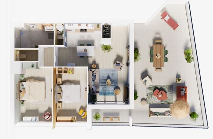 Appartement 3 pièces 67,60m² — photo 4