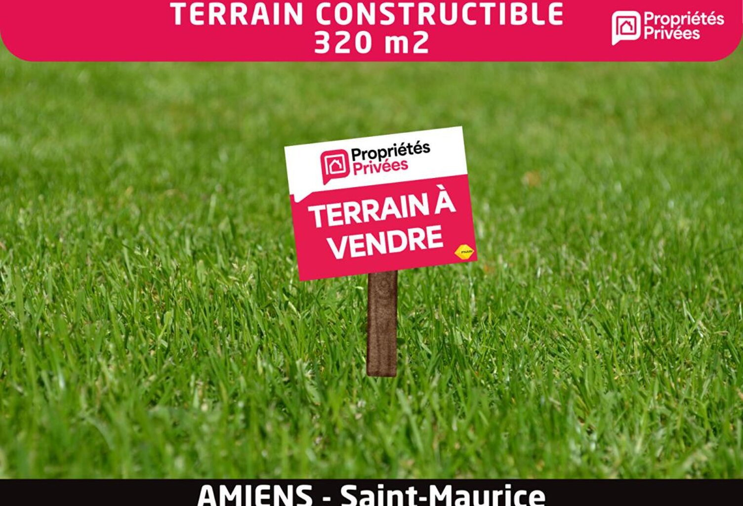 Terrain constructible 320 m2 - Amiens St Maurice — photo 1