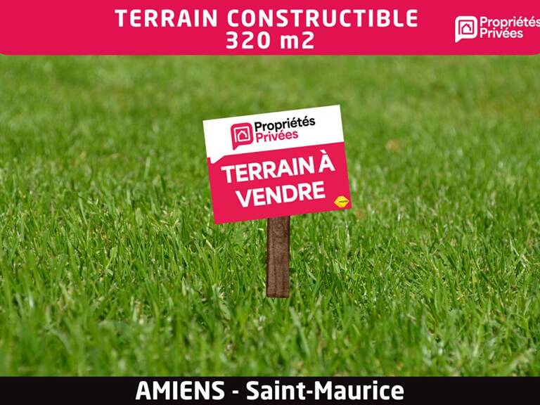Terrain constructible 320 m2 - Amiens St Maurice — photo 1