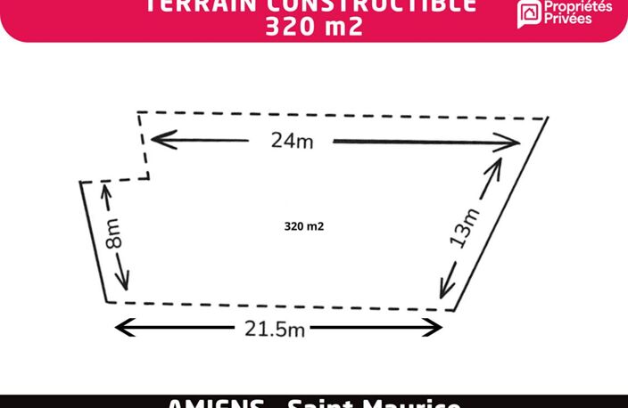 Terrain constructible 320 m2 - Amiens St Maurice — photo 2