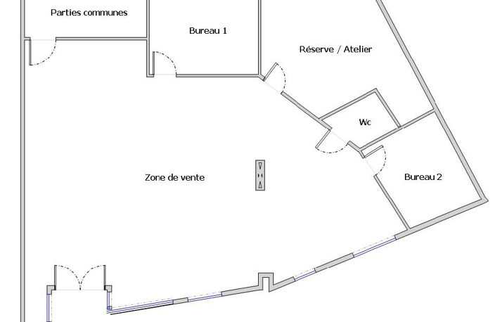 EXCLUSIVITE , MANOSQUE, LOCAL COMMERCIAL de 144 m² en RDC de l'immeuble du MANUESCA — photo 4