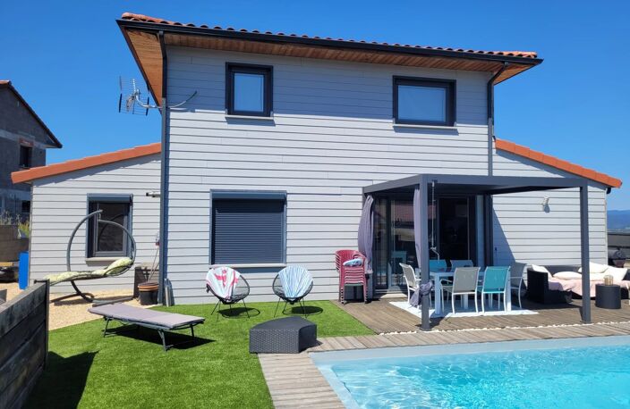 Coup de cœur assuré ! Maison ossature bois avec piscine et vue dégagée – Saint-Géron — photo 2