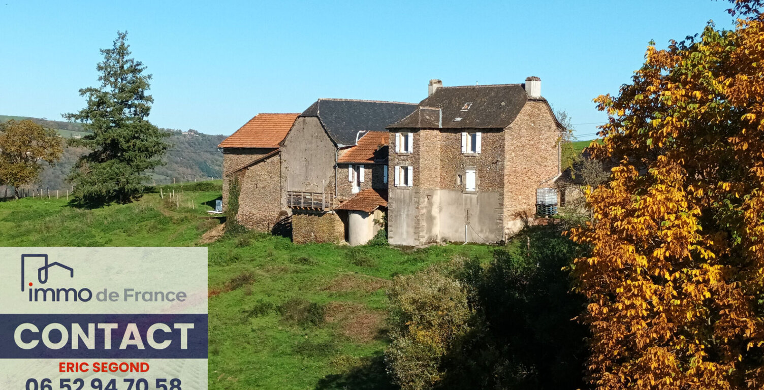 15 Km CONQUES- BEAU CORPS DE FERME -140 m2-1,6 Ha- — photo 1