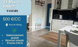 Appartement 1 Pièce 18 m² à louer à Famars (59300)