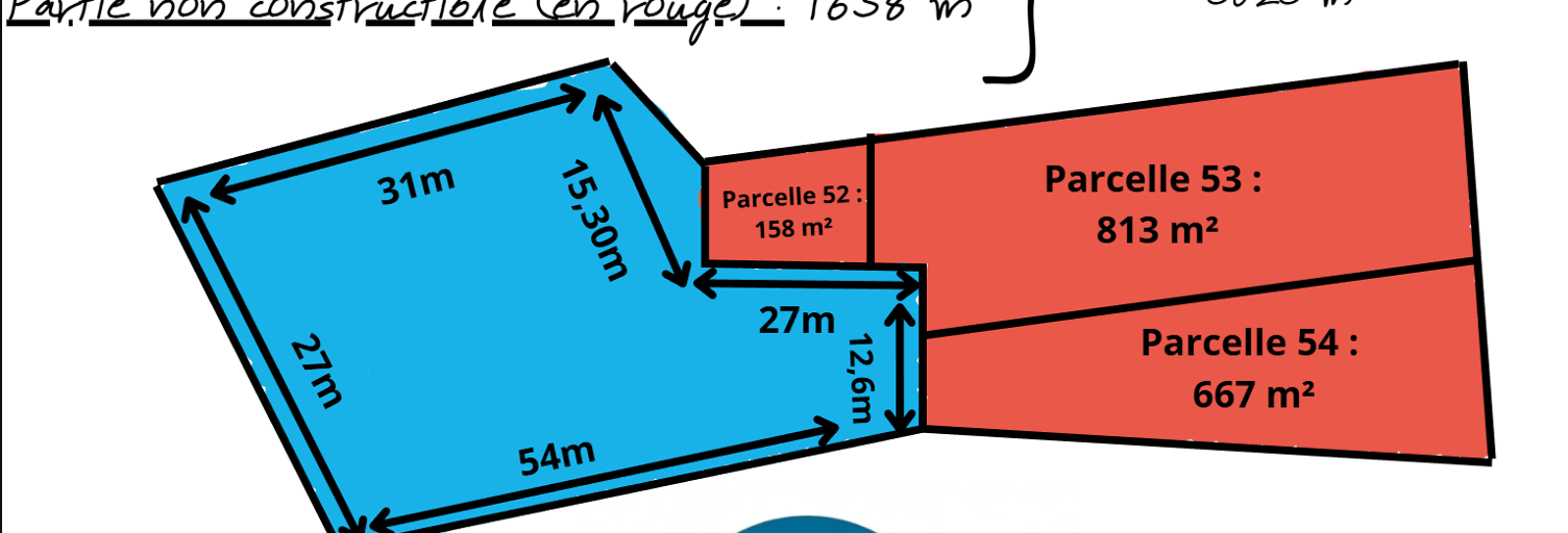 Terrain  3032 m² à vendre à Morville-sur-Seille (54700)