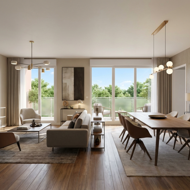 Appartement 2 pièces 231000 €