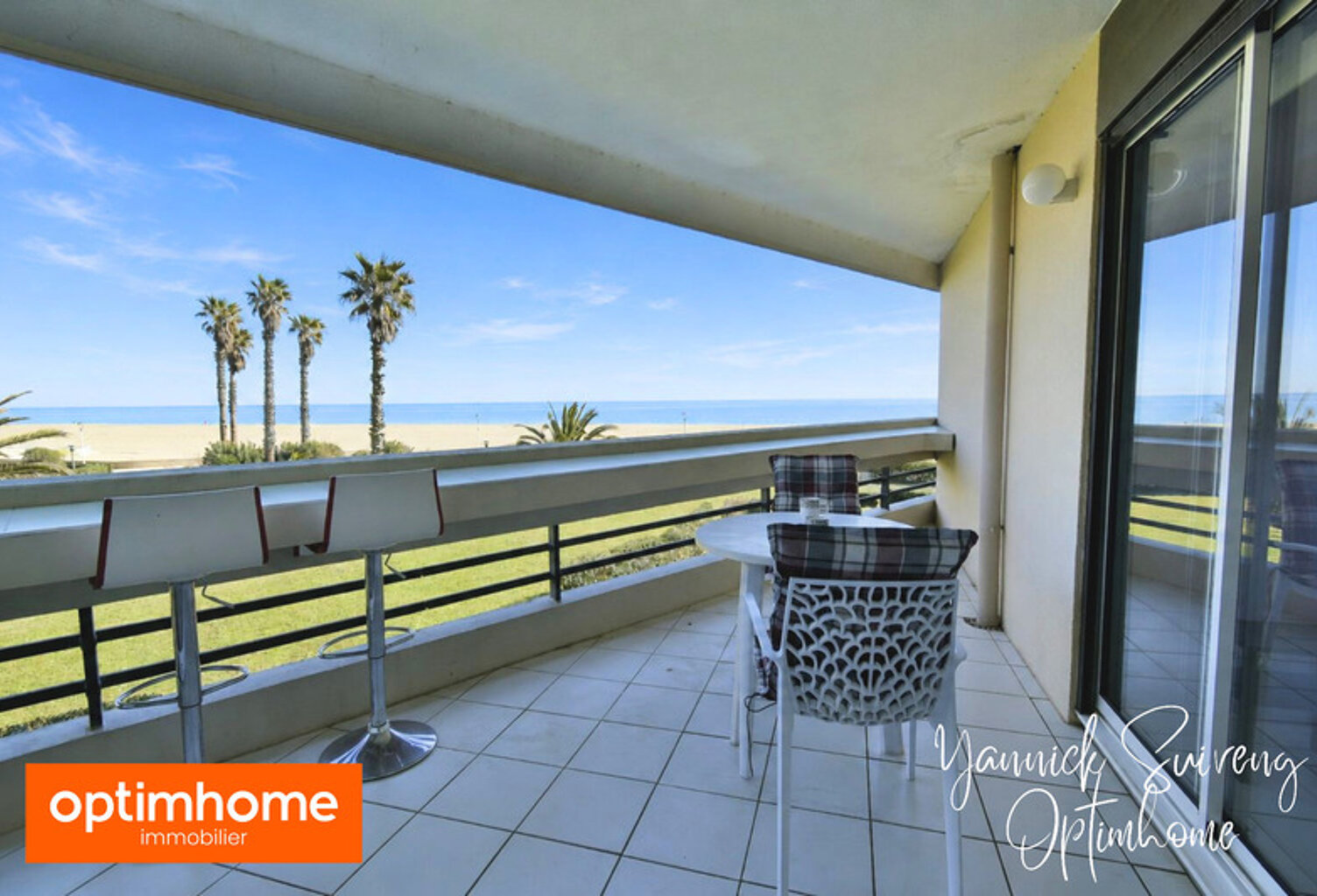 APPARTEMENT PREMIÈRE LIGNE AVEC TERRASSE - CANET PLAGE (66140) — photo 1