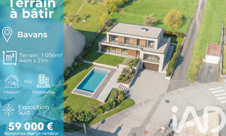 Terrain  1056 m² à vendre à Bavans (25550)