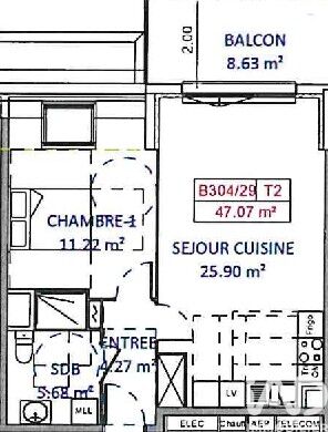 Vente Appartement 2 pièces - Photo 2