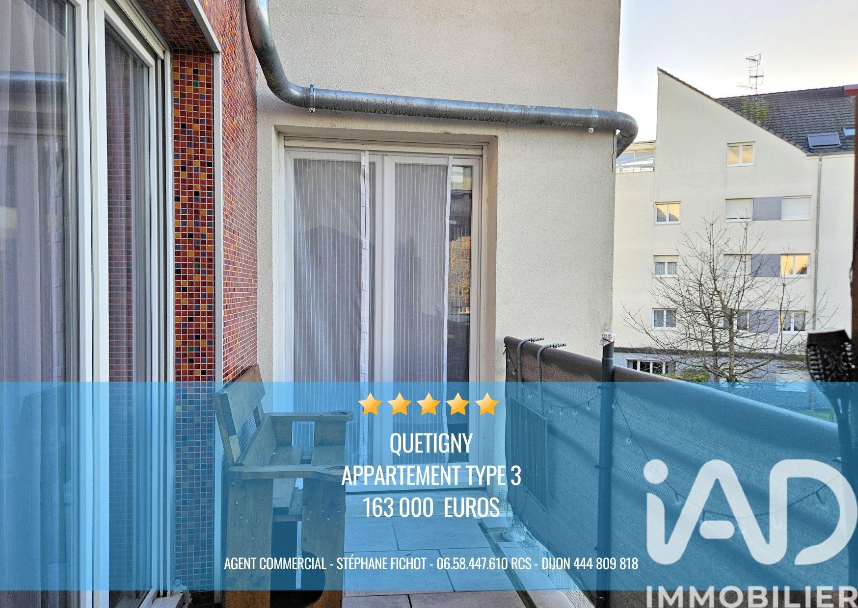 Quetigny - 56m² - 3p. - 2ch.