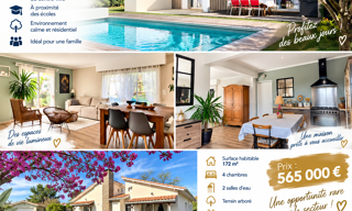 Maison 9 Pièces 172 m² à vendre à Biganos (33380)