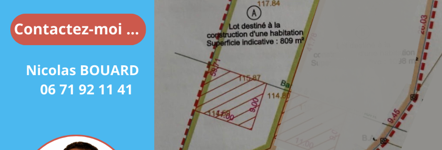 Terrain  809 m² à vendre à Chailly-en-Brie (77120)