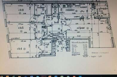 Appartement 4 pièces 1250 €