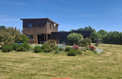 MAISON OSSATURE BOIS STYLE ARCHITECTE AVEC PISCINE — photo du bien