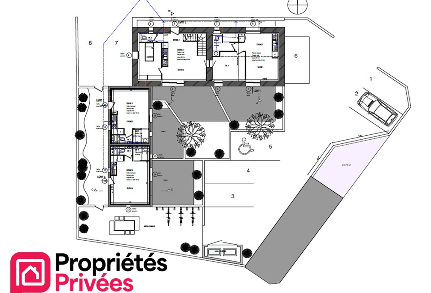 Ile de Noirmoutier 85  - Ensemble immobilier résidentiel proche 50 mètres de la mer — photo 1