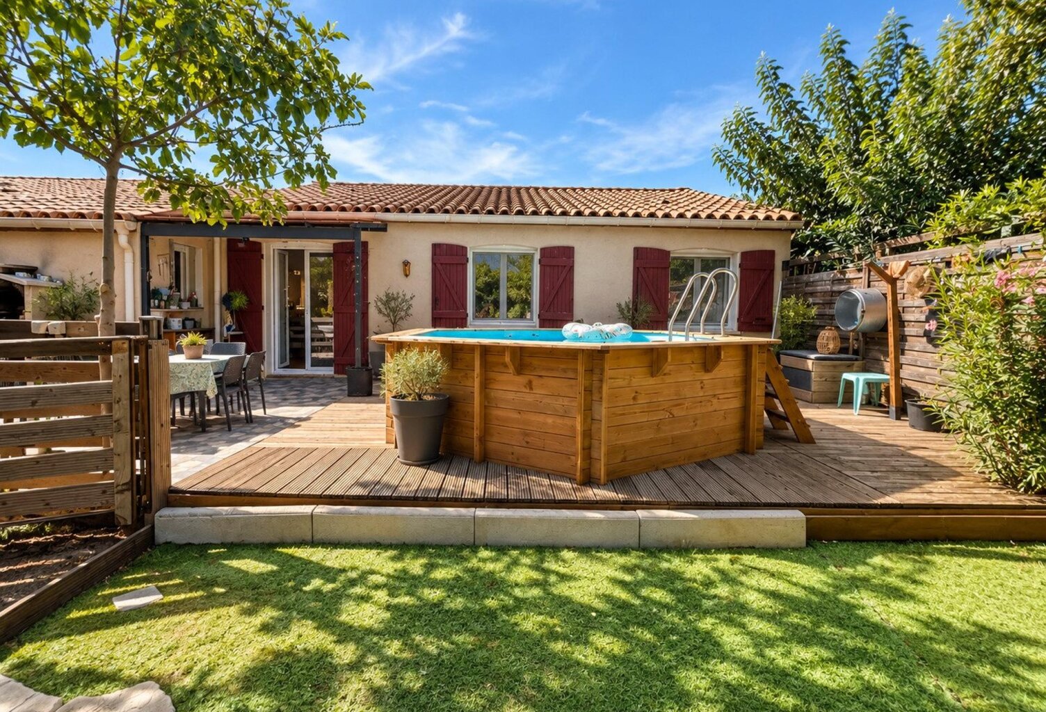 À Cazouls-lès-Béziers :4 chambres, jardin sans vis-à-vis — photo 1