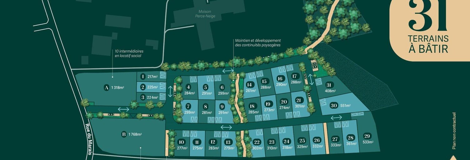 Terrain  274 m² à vendre à Givrand (85800)