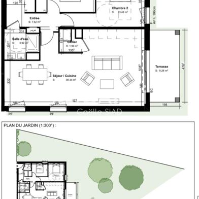 Appartement 3 pièces 380000 €