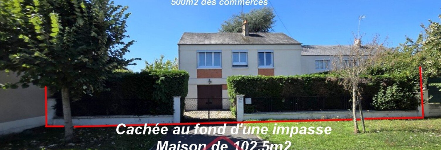 Maison 4 Pièces 102 m² à vendre à Saint-Jean-de-la-Ruelle (45140)