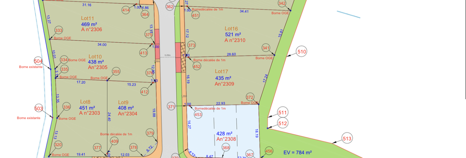 Terrain  517 m² à vendre à Saint-Sauveur (31790)