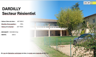 Appartement 179 m² en viager Dardilly (69570)