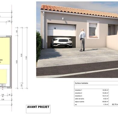 Terrain  95000 €
