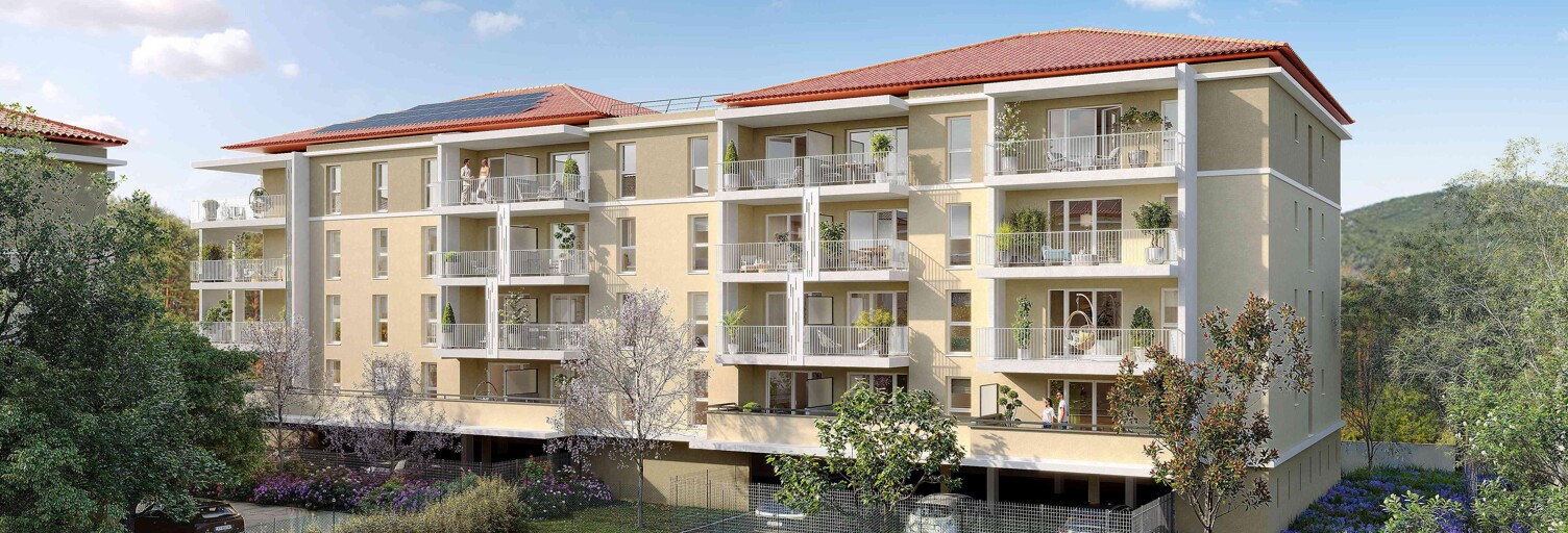 Appartement neuf T2, T3 Pièce 39 à 58 m² à vendre à Toulon (83000)
