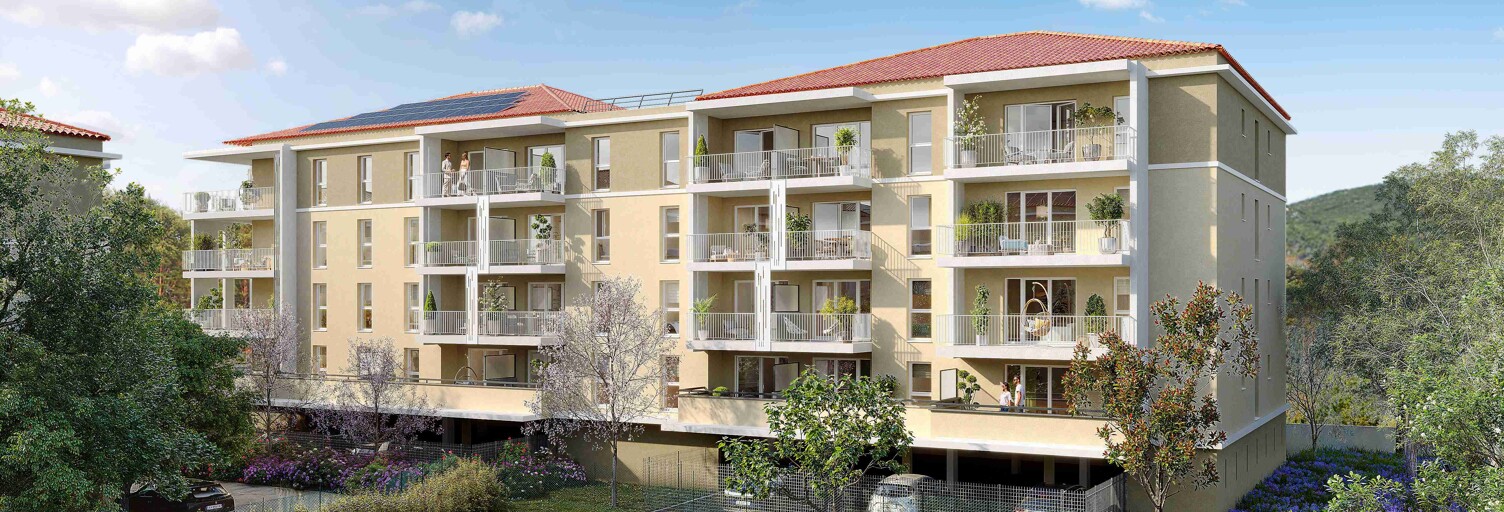 Appartement neuf T2, T3 Pièce 37 à 64 m² à vendre à Toulon (83000)