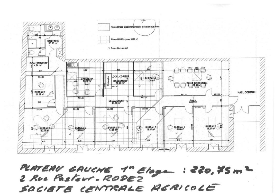 Bureau  à louer Rodez 12000
