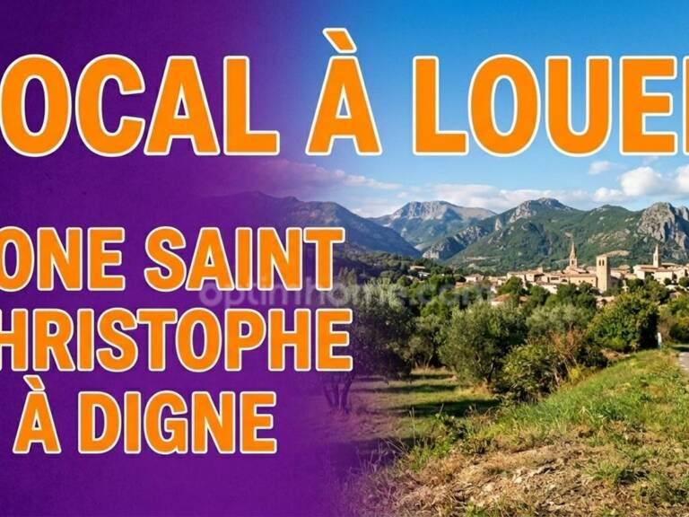 Local/bureau à louer Zone Saint Christophe à Digne Les Bains (04) — photo 1
