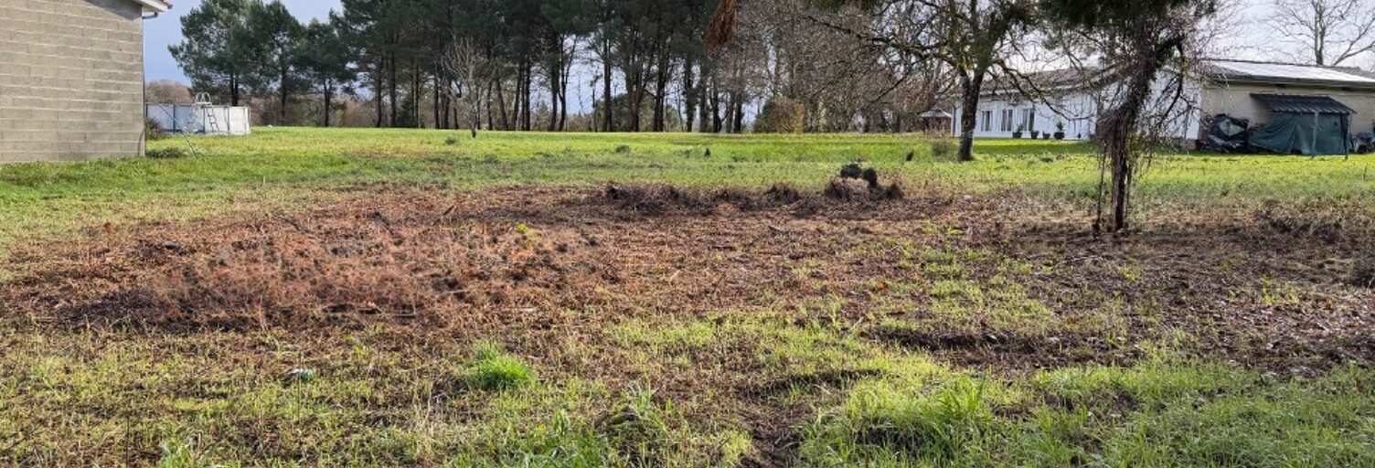 Terrain  1500 m² à vendre à Bassanne (33190)