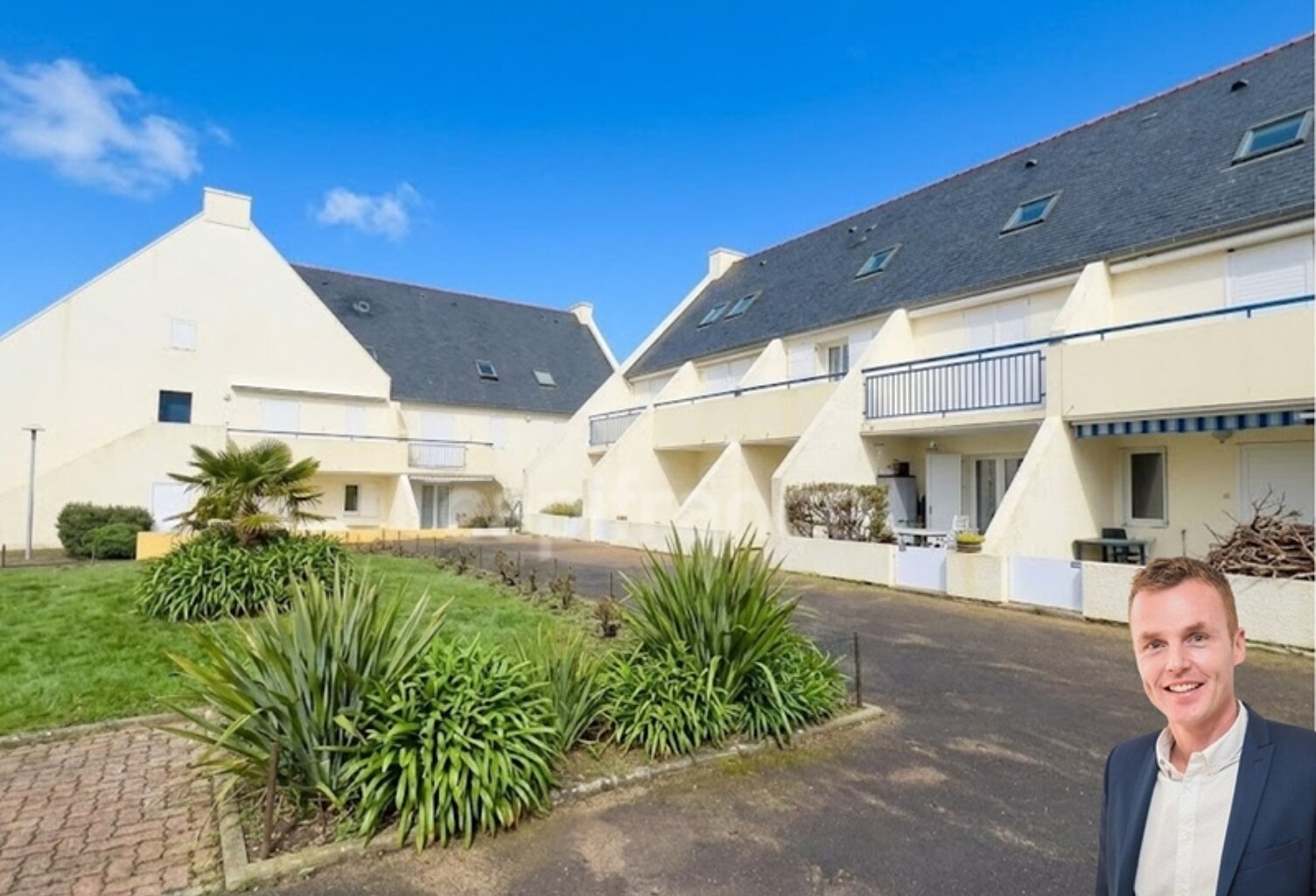 SAINT NIC - vente à 100 m de la plage - appartement T2 bis de 20 m² habitable - Tarasse - Parking privé — photo 1