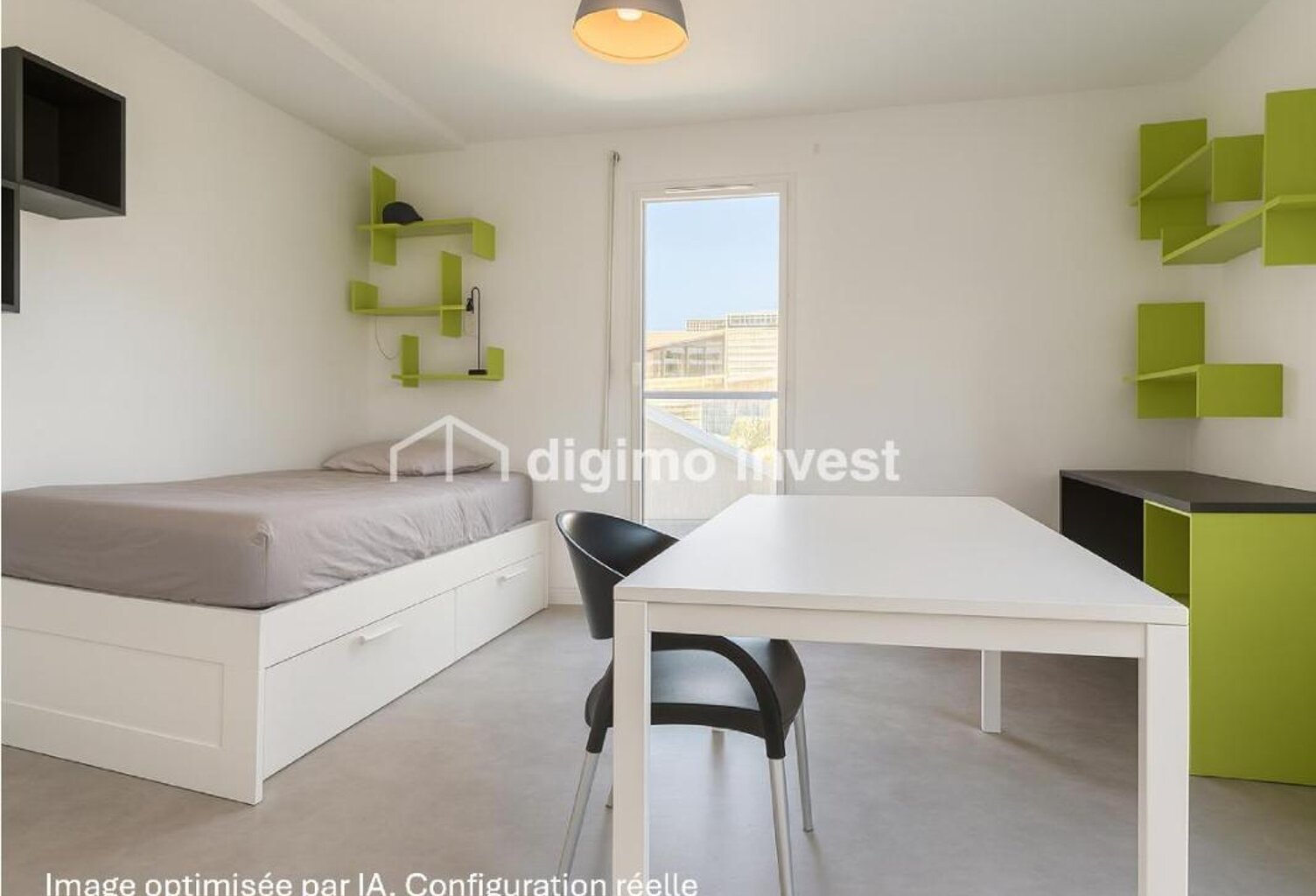 Grand T1 avec double exposition et parking sur l'Île de Nantes — photo 1