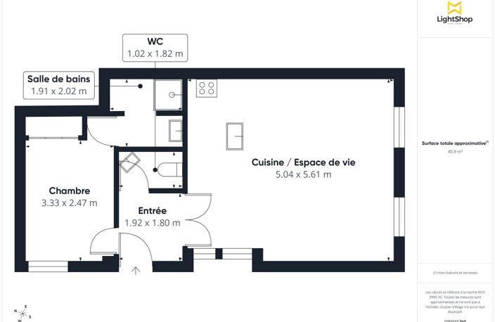 Ravissant 2 pièces de 46 m² - Calme et DPE D  - Profession libérale - Carré Vauban - Paris 7ème — photo 3