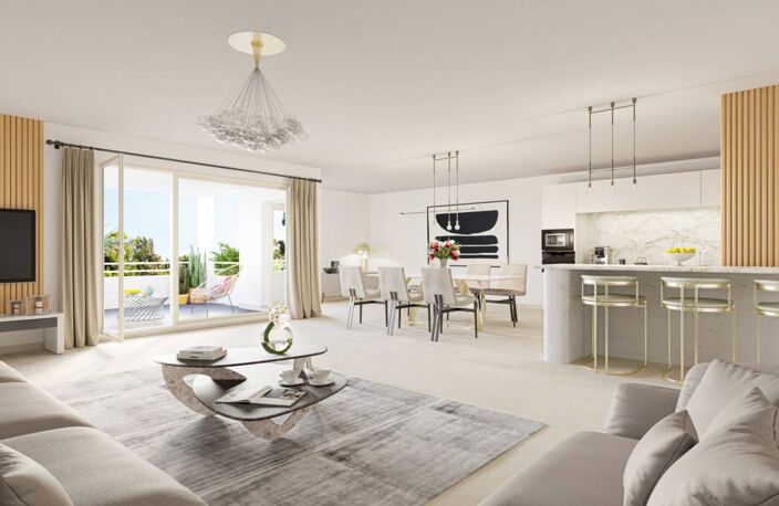 APPARTEMENT TYPE 4 À VENDRE DANS RÉSIDENCE NEUVE DÉJÀ LIVRÉE AVEC TERRASSE ET DOUBLE PARKING EN SOUS-SOL — photo 2