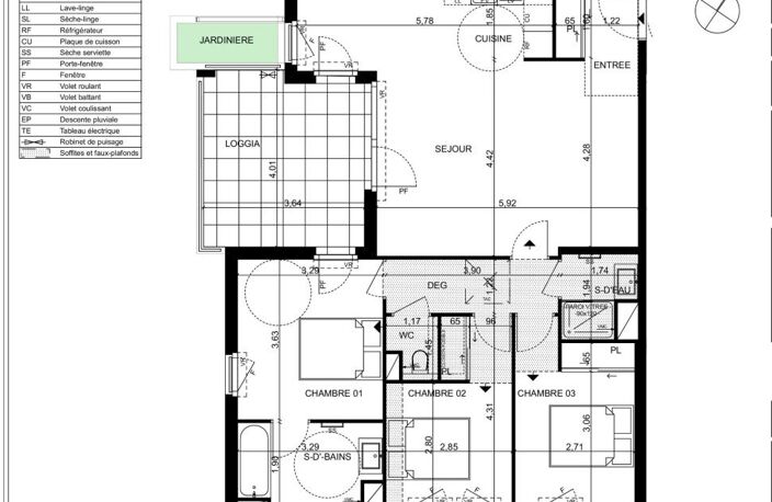 APPARTEMENT TYPE 4 À VENDRE DANS RÉSIDENCE NEUVE DÉJÀ LIVRÉE AVEC TERRASSE ET DOUBLE PARKING EN SOUS-SOL — photo 3