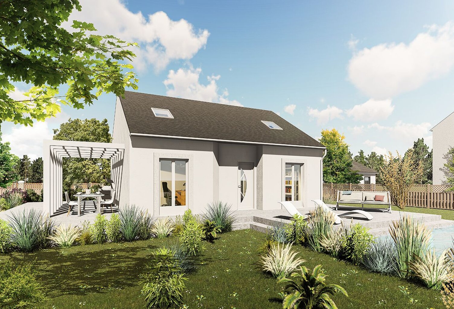 Faites construire votre maison 100.36 m² avec terrain à BOULLAY-LES-TROUX (91) ! — photo 1