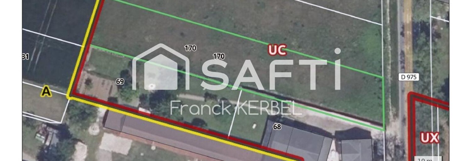 Terrain  1706 m² à vendre à Auxy (45340)