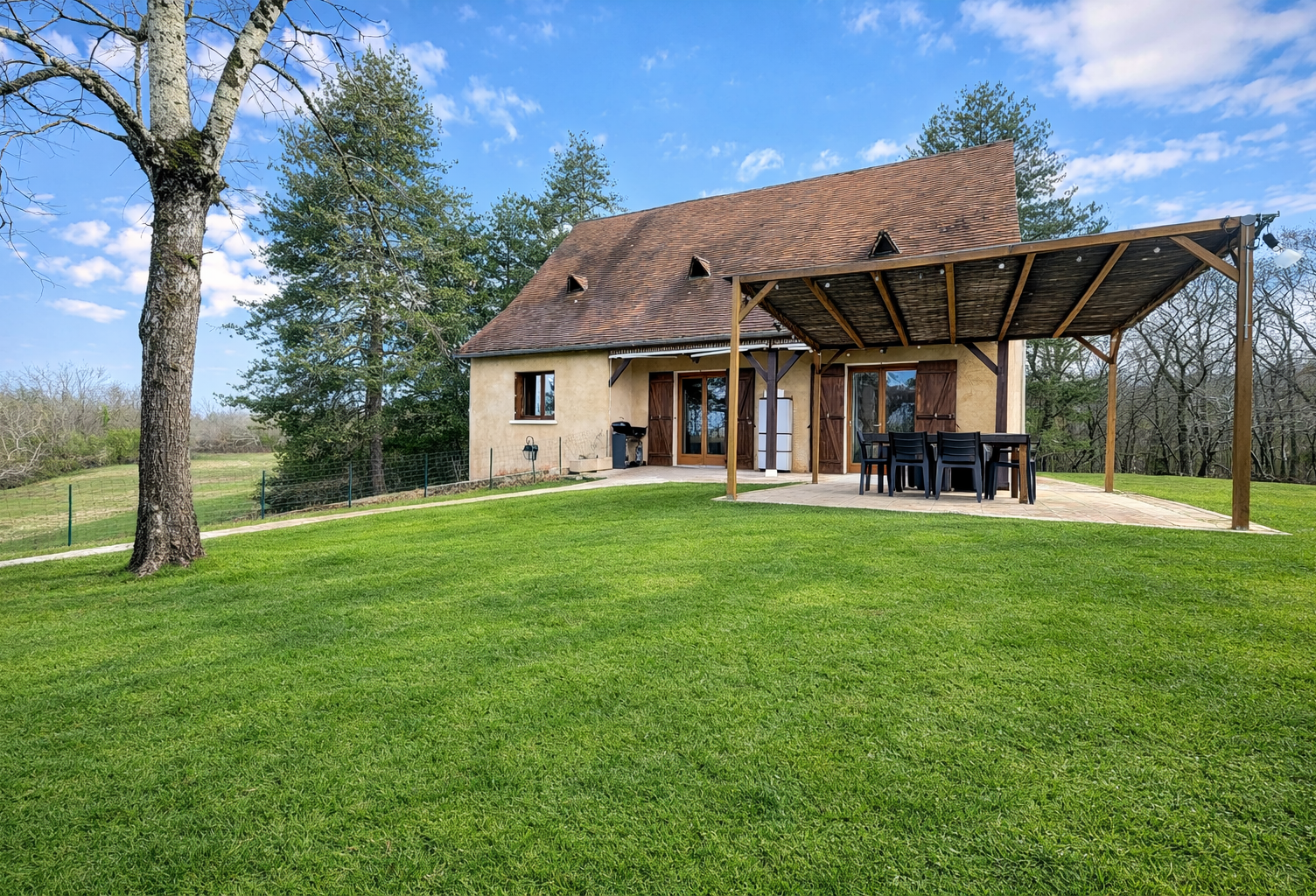 Périgourdine, 4chs, rénovée, campagne, position dominante — photo 1