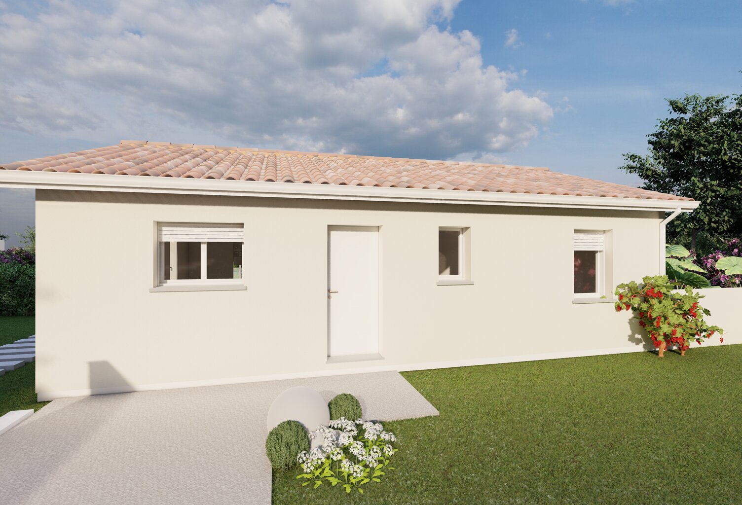 Léguillac de l'auche Maison neuve 2 chambres 155226 €uros   — photo 1