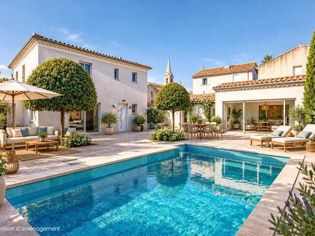 ALTHEN-DES-PALUDS ? MAISON FAMILIALE AVEC PISCINE, DÉPENDANCE ET SUITE EN REZ-DE-CHAUSSÉE — photo du bien